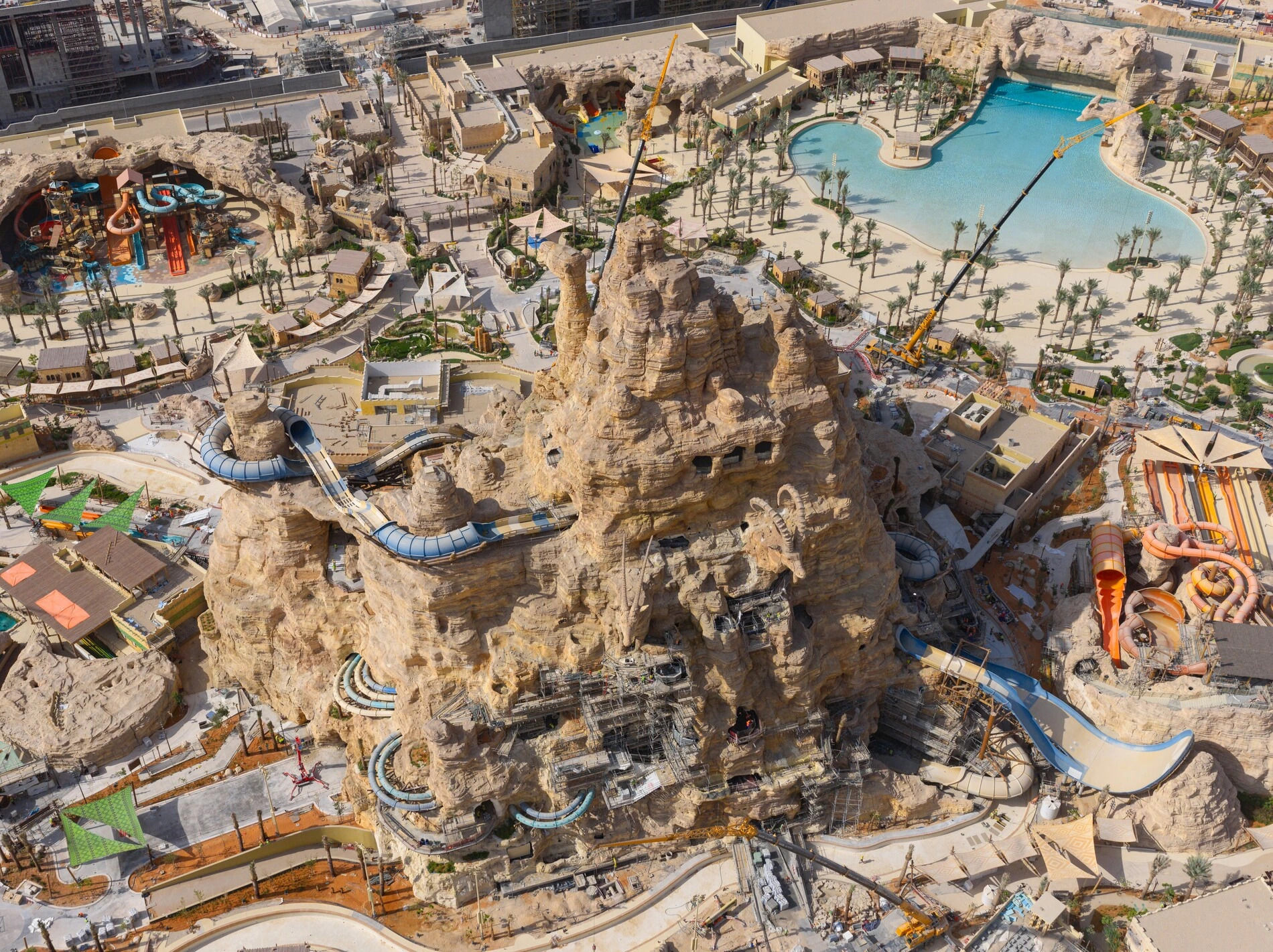 Development of Aquarabia water park in Qiddiya City, one of the largest water attractions in Saudi Arabia