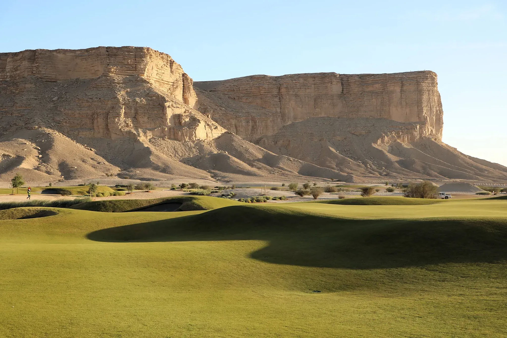 Qiddiya City golf course development integrated within natural landscapes and leisure facilities