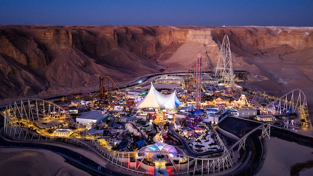 Six Flags Qiddiya City theme park an immersive look at rides, attractions, and entertainment experiences at the world-class amusement destination in Saudi Arabia