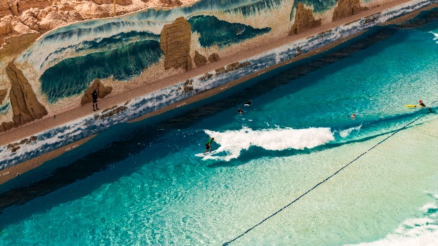 Signature water attractions at Aquarabia highlighting innovative aquatic ride design